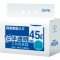 日本サニパック　容量表記ごみ袋　環優包装　白半透明　４５Ｌ　ＨＴ４９　１パック（１００枚）