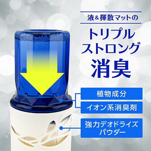 アース製薬　お部屋のスッキーリ　フィルムレスタイプ　アジュールサボンの香り　４００ｍｌ　１箱（４個）9
