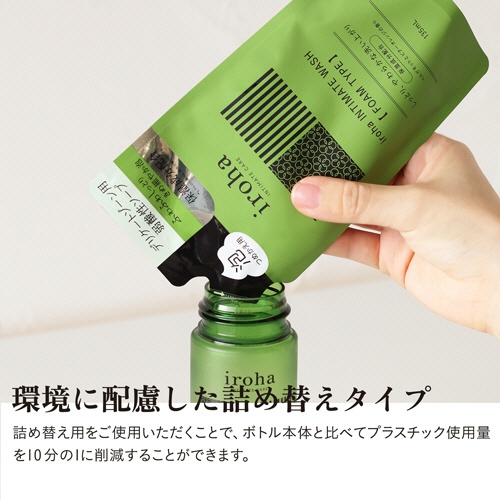 テンガ　イロハ　インティメートウォッシュ　フォームタイプ　ベルガモットとビターオレンジの香り　つめかえ用　１３５ｍｌ　１個3