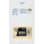 ジャパックス　業務用ポリ袋　半透明　７０Ｌ　Ｐ－７４　１パック（１０枚）