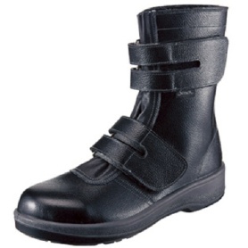 シモン　安全靴　長編上靴　７５３８黒　２４．０ｃｍ　７５３８ＢＫ－２４．０　１足