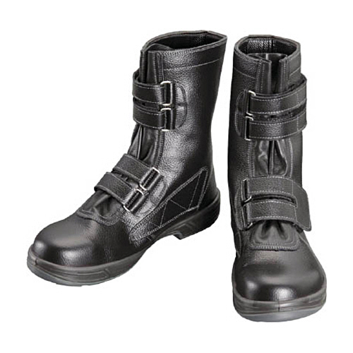 シモン 安全靴 長編上靴マジック式 SS38黒 27.0cm(1足) 品番:SS38-27.0-