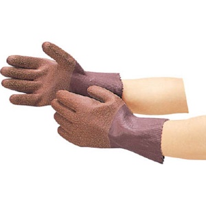ＴＲＵＳＣＯ　天然ゴム手袋　シームレス　Ｍ寸　ブラウン　ＤＰＭ－２３６８　１双1