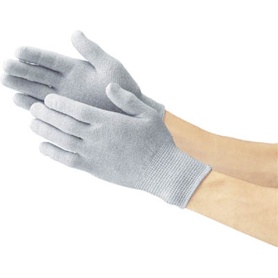 ＴＲＵＳＣＯ　静電気対策用手袋　Ｍ（ノンコート）　ＴＧＬ－２９９５Ｍ　１双