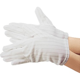 カスタム　静電防止手袋　ホワイト　Ｓ　厚さ０．５ｍｍ　ＡＳ－３０２－Ｓ　１双