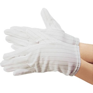 カスタム　静電防止手袋　ホワイト　Ｓ　厚さ０．５ｍｍ　ＡＳ－３０２－Ｓ　１双1