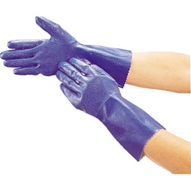 ＴＲＵＳＣＯ　ニトリル手袋　耐油・耐薬品用　ＤＰＭ－６６３０－Ｌ　１双