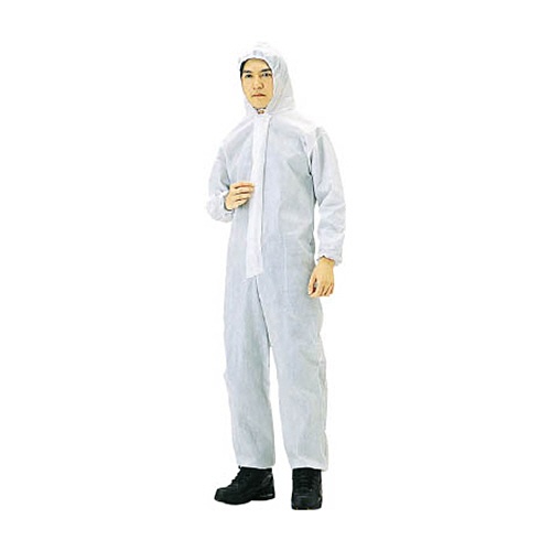 ＴＲＵＳＣＯ　不織布　使い捨て保護服　Ｍ　ＴＰＣ－Ｍ　１着1