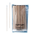 TRUSCO 工業用綿棒(木軸) 片綿球 A6-100J 1袋(100本)