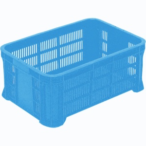 岐阜プラスチック工業　ＭＢ型メッシュコンテナ　ブルー　容量３０Ｌ　ＭＢ－２１５ＢＢ　１個1