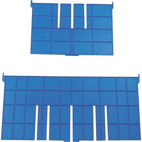 ＤＩＣグラフィックス　Ｆ型コンテナＦ－１７用　中仕切　外寸２４３×１８３ｍｍ　ブルー　Ｆ－１７ＳＢ　１枚1