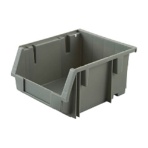 TRUSCO αVN型コンテナ 内寸101×158×108mm グレー VN-2N-GY 1個