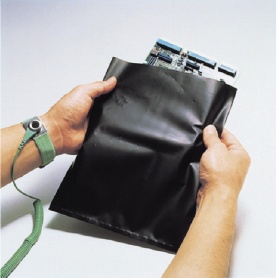 ホーザン　ＥＳＤバッグ　導電性袋　３００×４５０ｍｍ　Ｆ－１５－Ｃ　１パック（１０枚）