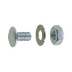 TRUSCO 棚部材組立用ボルト・ナットM6×12mm BN40 1セット