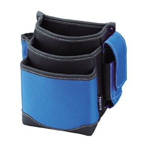 ＴＲＵＳＣＯ　腰袋（３段・携帯電話ホルダー付）　ブルー　ＴＷＰ３－ＢＬ　１個1