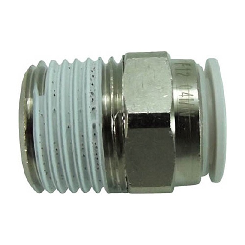 千代田通商　タッチコネクターファイブ　メイルコネクター　Ｗ（白）１２ｍｍ・Ｒ１／２　Ｆ１２－０４ＭＷ　１個1