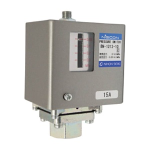 日本精器　圧力スイッチ　設定圧力０．０３－０．３ＭＰａ　ＢＮ－１２１３－１０　１個1