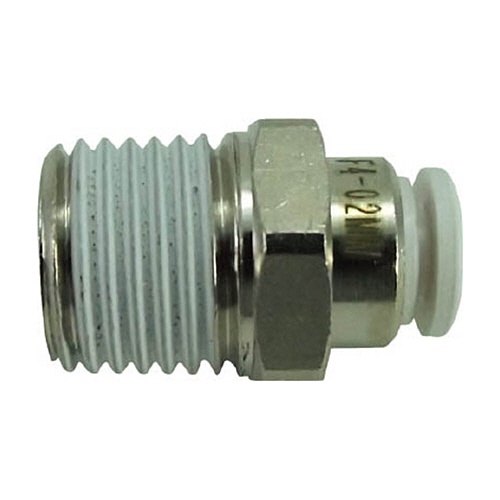 千代田通商　タッチコネクターファイブ　メイルコネクター　Ｗ（白）４ｍｍ・Ｒ１／４　Ｆ４－０２ＭＷ　１個1