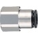 千代田通商　タッチコネクターファイブ　フィメイルコネクター　１２ｍｍ・ＲＣ１／２　Ｆ１２－０４Ｆ　１個1