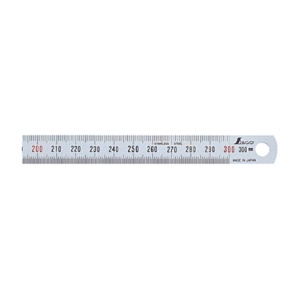 シンワ測定　細巾直尺シルバー　６００ｍｍ　１３２６９　１本1
