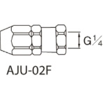 アネスト岩田　ホースジョイント　Ｇ１／４袋ナット　ＡＪＵ－０２Ｆ　１個