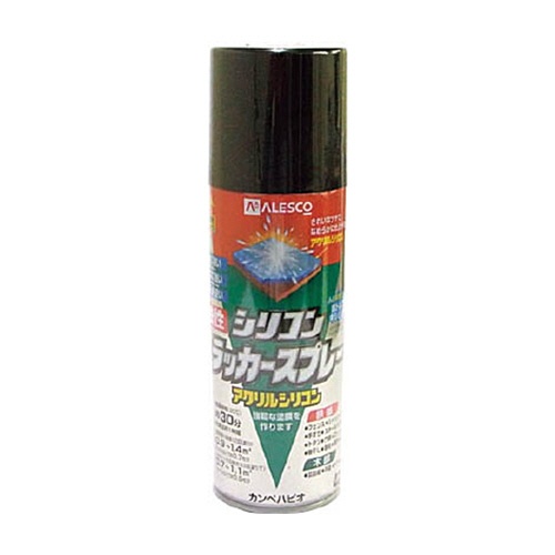 カンペハピオ　油性シリコンラッカースプレー　４２０ｍｌ　黒　３５４－２２２－４２０ＢＫ　１個1