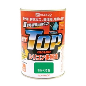 カンペハピオ　油性トップガード　０．４Ｌ　わかくさ色　１１９－０１８４　１缶