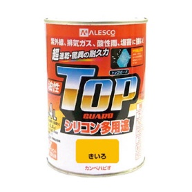 カンペハピオ　油性トップガード　０．４Ｌ　黄　１１９－０５５４　１缶