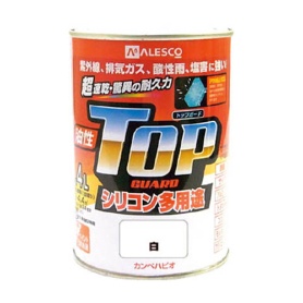 カンペハピオ　油性トップガード　０．４Ｌ　白　１１９－００１４　１缶