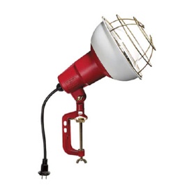 ハタヤリミテッド　防雨型作業灯　リフレクターランプ　３００Ｗ　１００Ｖ　電線０．３ｍ　バイス付　ＲＣ－３００　１台