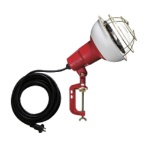 ハタヤリミテッド　防雨型作業灯　リフレクターランプ　５００Ｗ　１００Ｖ　電線５ｍ　バイス付　ＲＣ－５０５　１台
