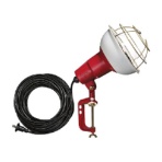 ハタヤリミテッド　防雨型作業灯　リフレクターランプ　３００Ｗ　１００Ｖ　電線１０ｍ　バイス付　ＲＣ－３１０　１台
