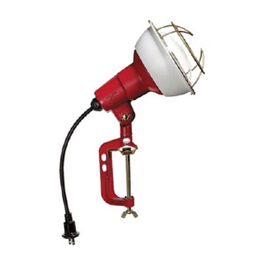 ハタヤリミテッド　防雨型作業灯　リフレクターランプ　２００Ｗ　１００Ｖ　電線０．３ｍ　バイス付　ＲＣ－２００　１台1