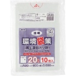 ジャパックス　環境袋策　再生原料ポリ袋　透明