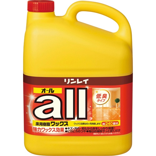 リンレイ　床用樹脂ワックスオール　業務用　４Ｌ　１本1