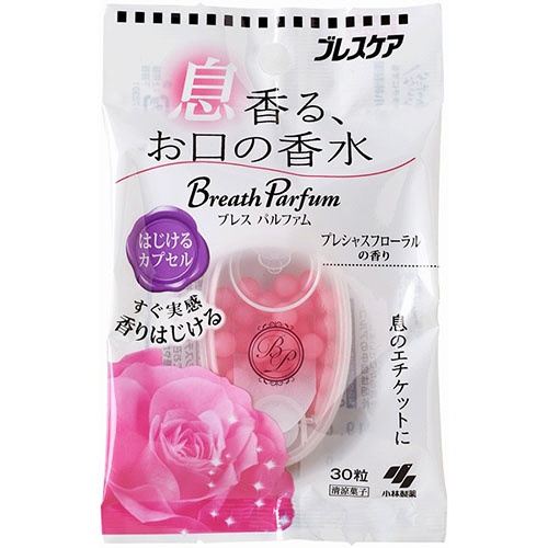 小林製薬　ブレスパルファム　はじけるカプセル　プレシャスフローラル味　３０粒　１個1