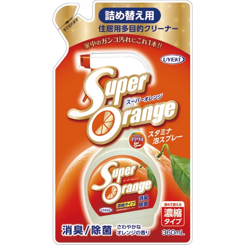 ＵＹＥＫＩ　スーパーオレンジ　消臭・除菌泡タイプ　詰替　３６０ｍｌ　１パック1
