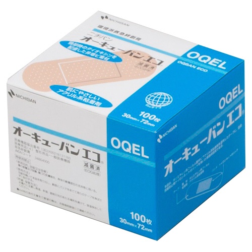 ニチバン　オーキューバンエコ　Ｌサイズ　ＯＱＥＬ　１箱（１００枚）1