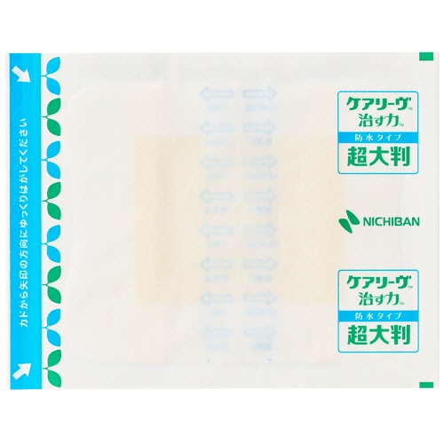 ニチバン　ケアリーヴ　治す力　防水タイプ　透明　超大判Ｌサイズ　ＣＮＢＣＨＯ３Ｌ　１箱（３枚）3