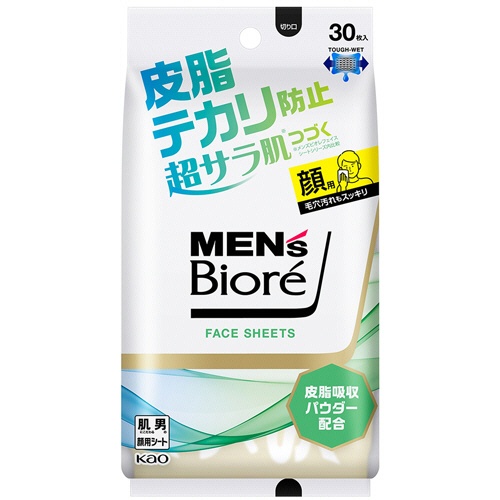 花王　メンズビオレ　フェイスシート　皮脂テカリ防止　１パック（３０枚）1