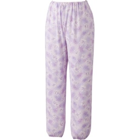 ケアファッション　パジャマ（パンツのみ）　婦人用　パープル　Ｍサイズ　３９９１９－１１　１着