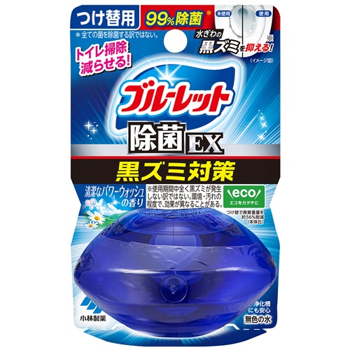 小林製薬　液体ブルーレットおくだけ　除菌ＥＸ　清潔なパワーウォッシュの香り　つけ替用　６７ｍｌ　１個1