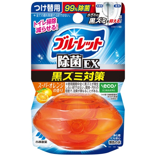 小林製薬　液体ブルーレットおくだけ　除菌ＥＸ　スーパーオレンジの香り　つけ替用　６７ｍｌ　１個1