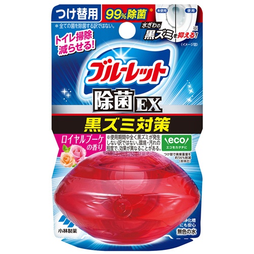 小林製薬　液体ブルーレットおくだけ　除菌ＥＸ　ロイヤルブーケの香り　つけ替用　６７ｍｌ　１個1