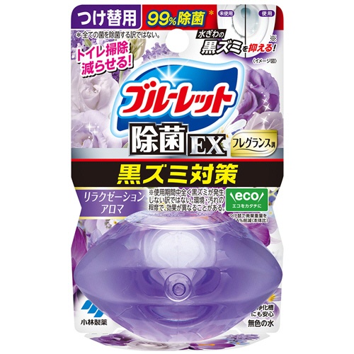 小林製薬　液体ブルーレットおくだけ　除菌ＥＸ　フレグランス　リラクゼーションアロマ　つけ替用　６７ｍｌ　１個1