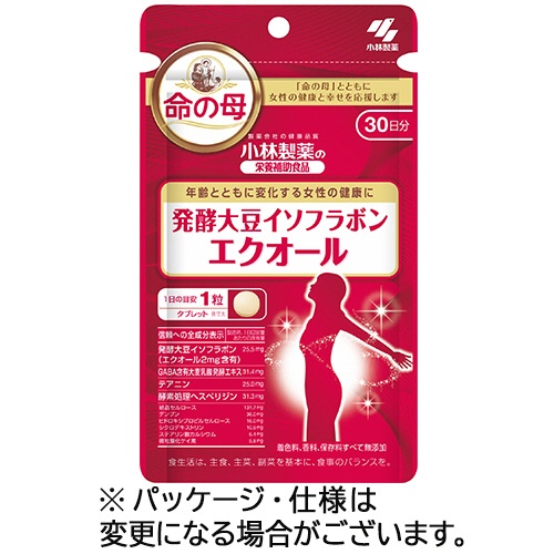 小林製薬　発酵大豆イソフラボン　エクオール　３０日分　１個（３０粒）1