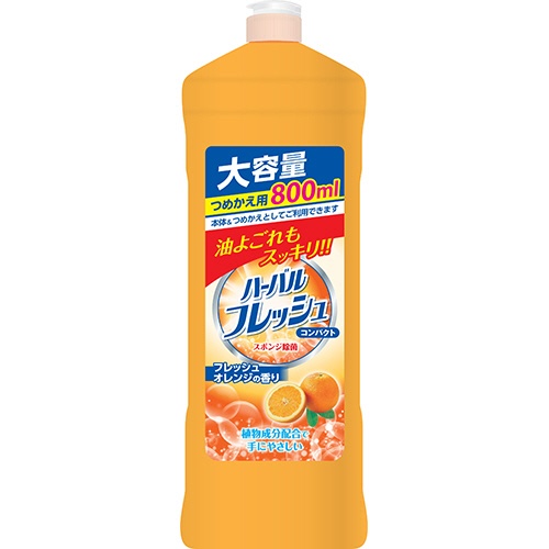 ミツエイ　ハーバルフレッシュコンパクト　フレッシュオレンジ　詰替　８００ｍｌ　１本1