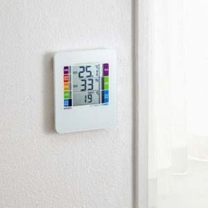 サンワサプライ　熱中症＆インフルエンザ表示付デジタル温湿度計　警告ブザー設定機能付　ＣＨＥ－ＴＰＨＵ２ＷＮ　１個5