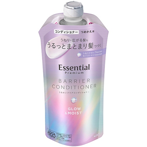 花王　エッセンシャル　プレミアム　うるおいバリアコンディショナー　グロウ＆モイスト　つめかえ用　３４０ｍｌ　１個1