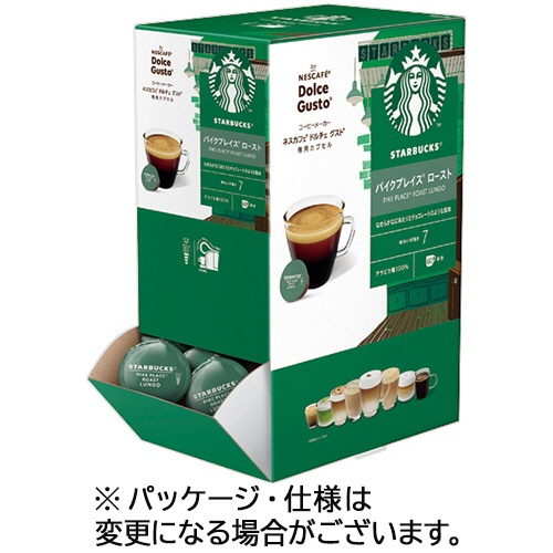 ネスレ　スターバックス　パイクプレイスロースト　ネスカフェ　ドルチェ　グスト　専用カプセル　１箱（６０杯）1